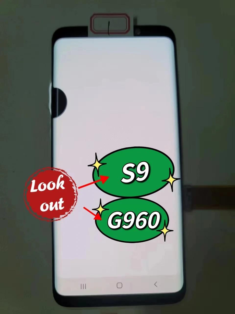 LCD ÷ ȭ Ÿ , Ｚ  S9 G960 G960A SM-G960F LCD, Ｚ S9  2018, 5.8 ġ Amoled